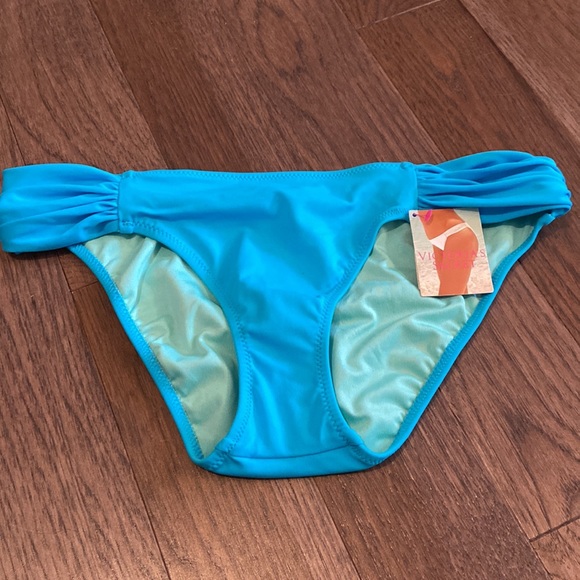 Victoria’s Secret Blue Bikini Bottom NWT - Picture 4 of 7